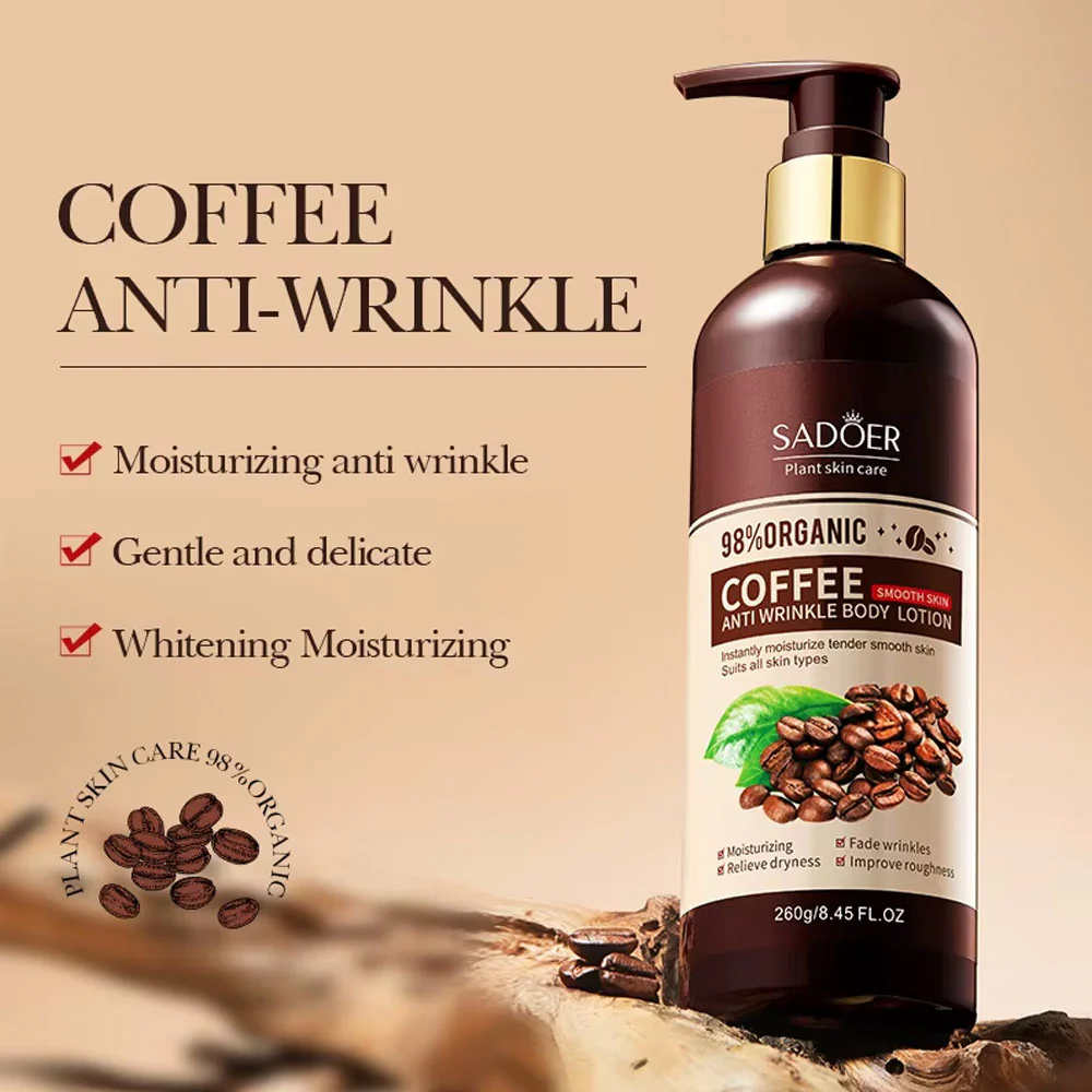 Sadoer Coffee Anti Wrinkle Body Lotion 260g - Image 4