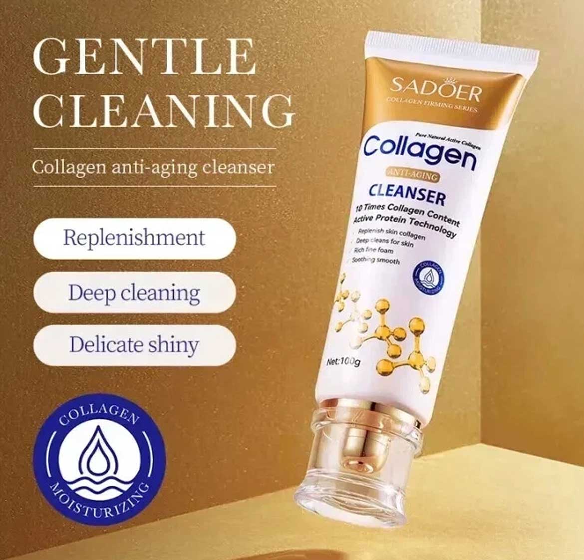 Sadoer Collagen Anti Aging Cleanser 100g - Image 3