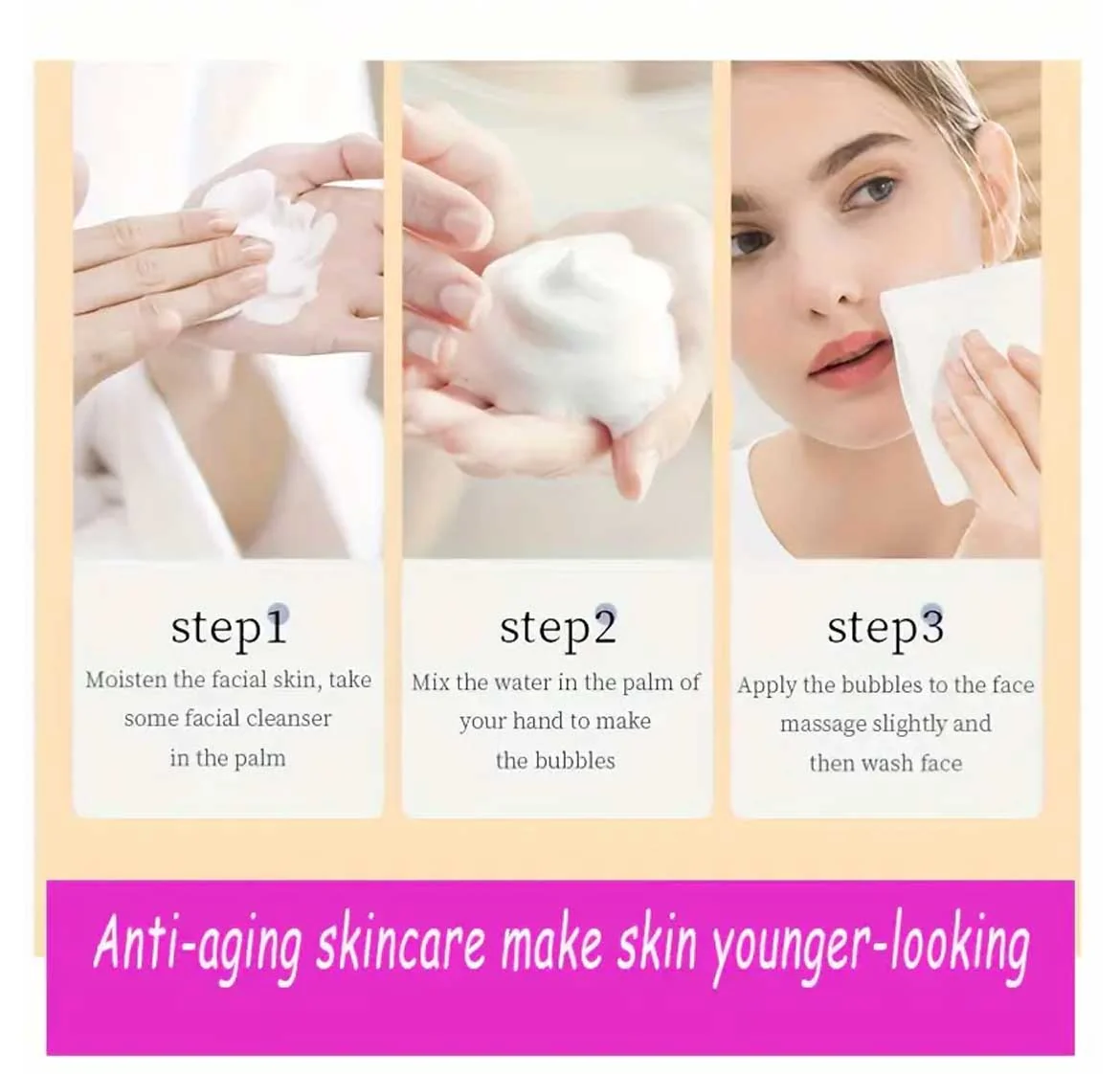 Sadoer Collagen Anti Aging Cleanser 100g - Image 4