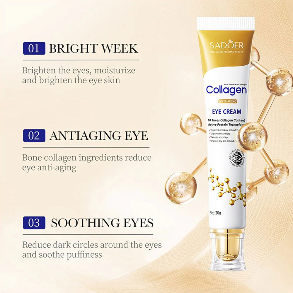 Sadoer Collagen Anti Aging Eye Cream 20g - Image 3