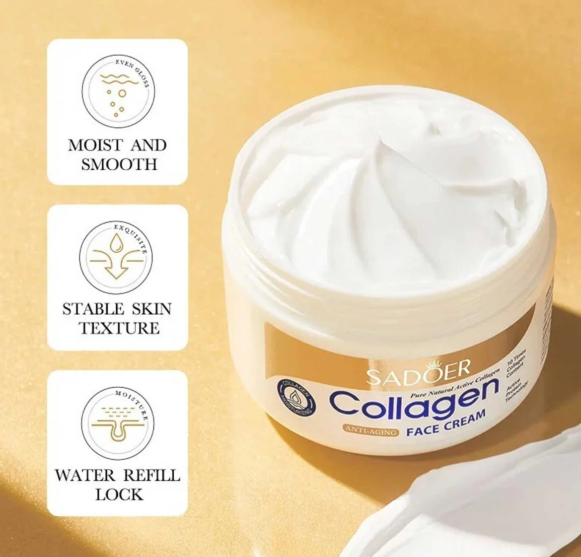 Sadoer Collagen Anti Aging Face Cream 100g - Image 3