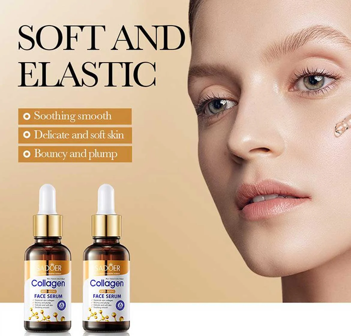 Sadoer Collagen Anti Aging Face Serum 30ml - Image 2