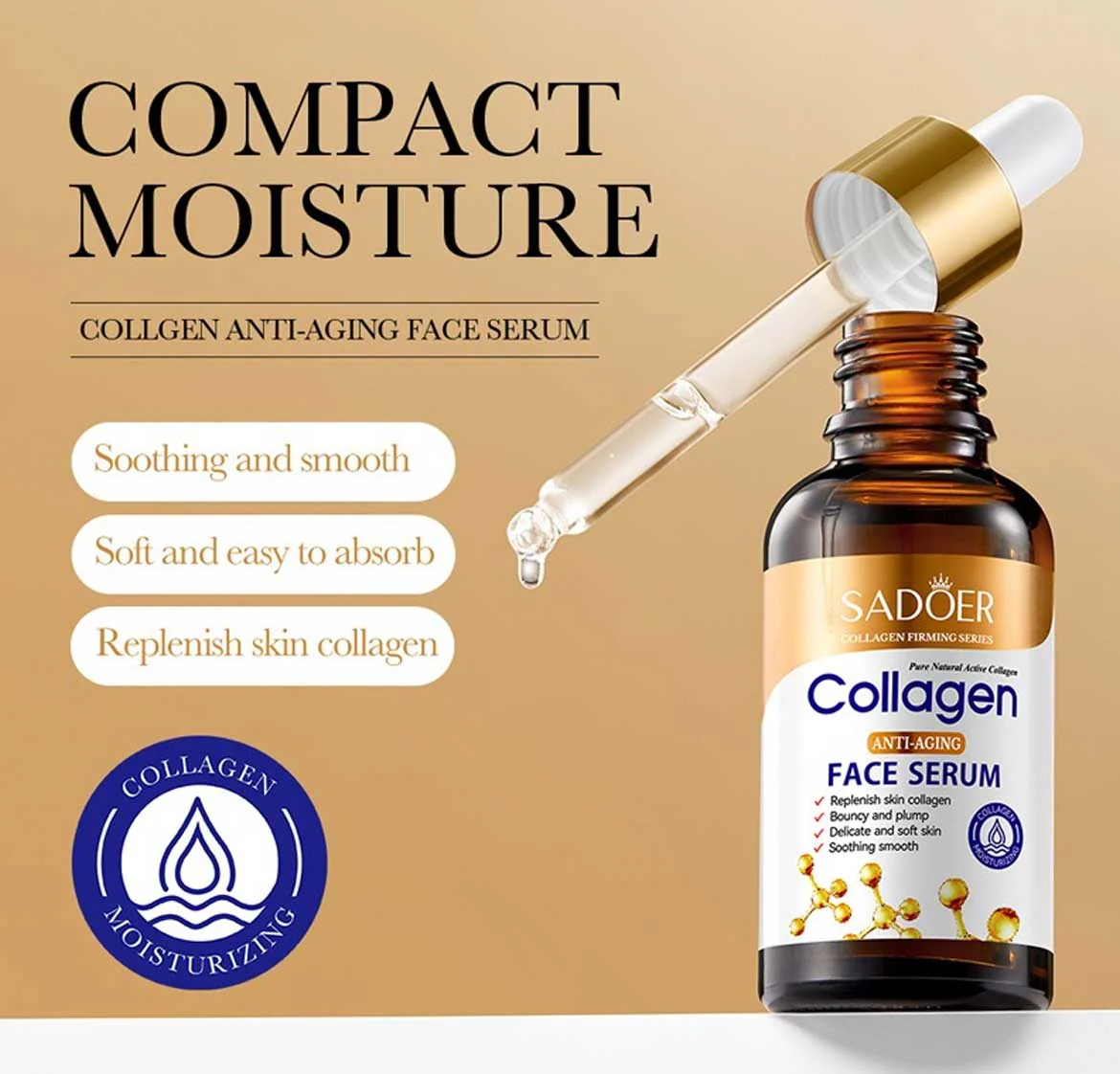 Sadoer Collagen Anti Aging Face Serum 30ml - Image 3
