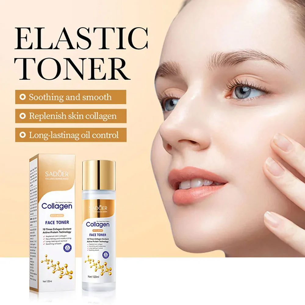 Sadoer Collagen Anti Aging Face Toner 120ml - Image 3