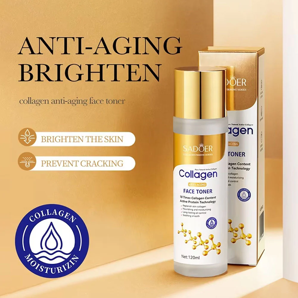 Sadoer Collagen Anti Aging Face Toner 120ml - Image 4