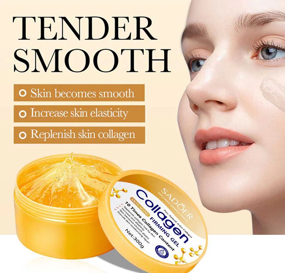 Sadoer Collagen Anti Aging Firming Gel 300g - Image 2
