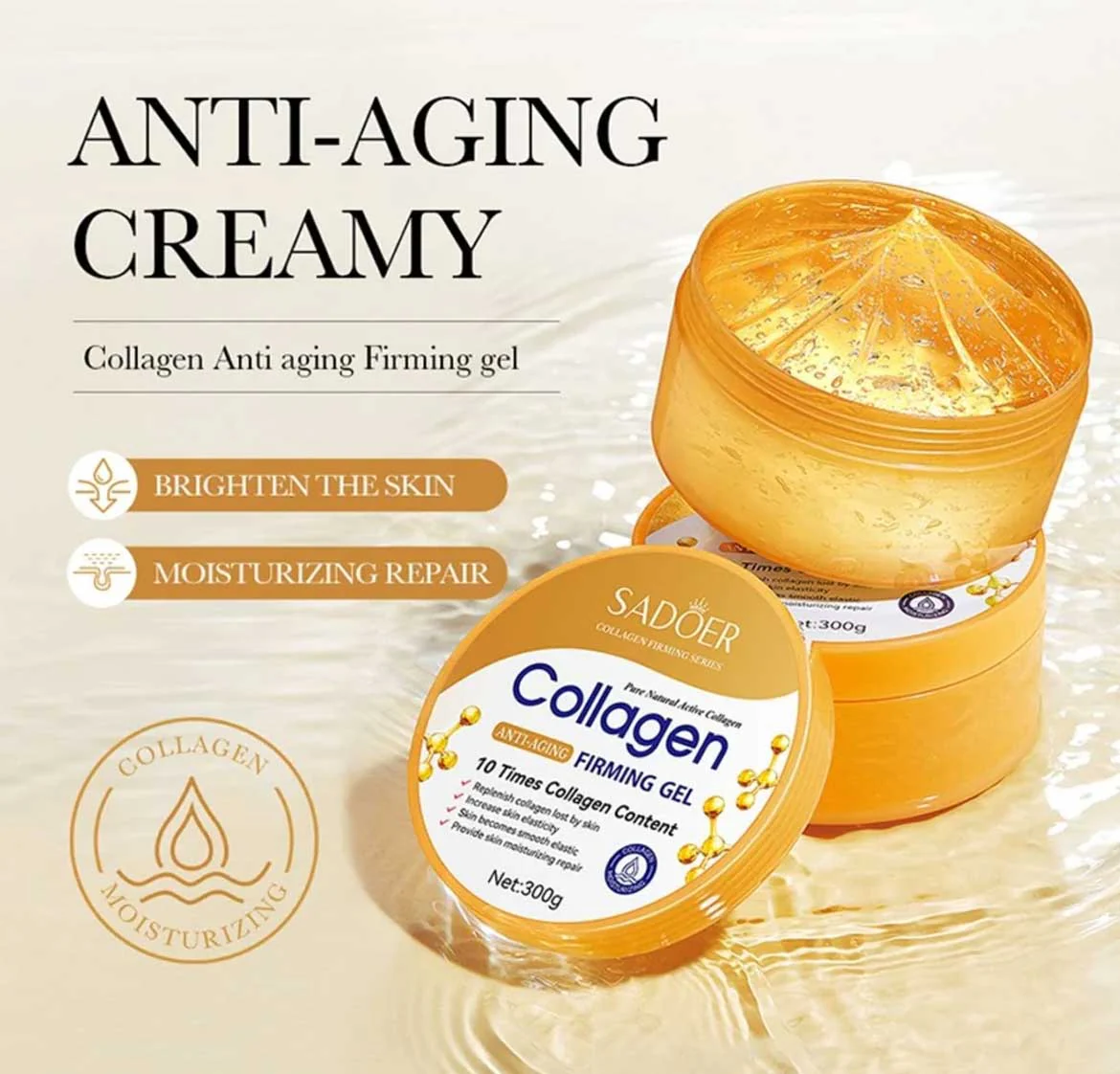 Sadoer Collagen Anti Aging Firming Gel 300g - Image 3