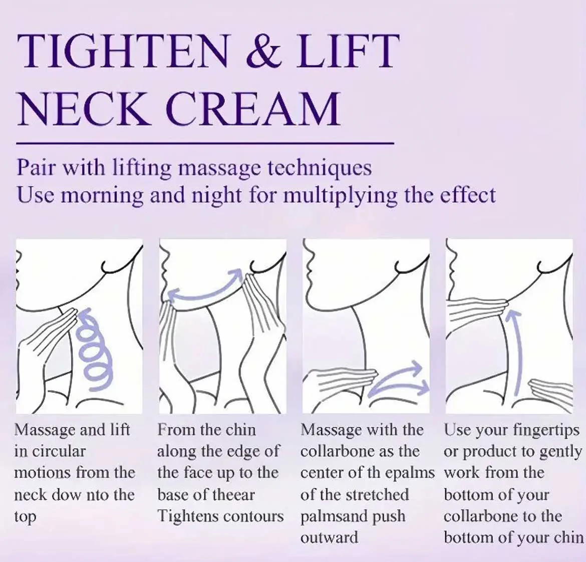 Sadoer Collagen Firming Lifting Neck Cream 110ml - Image 3