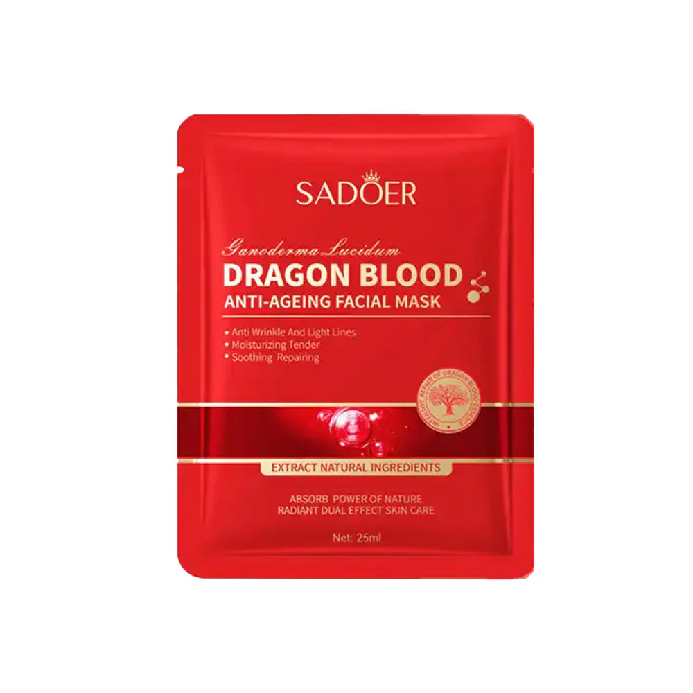 Sadoer Ganoderma Lucidum Dragon Blood Anti Ageing Facial Mask 25ml