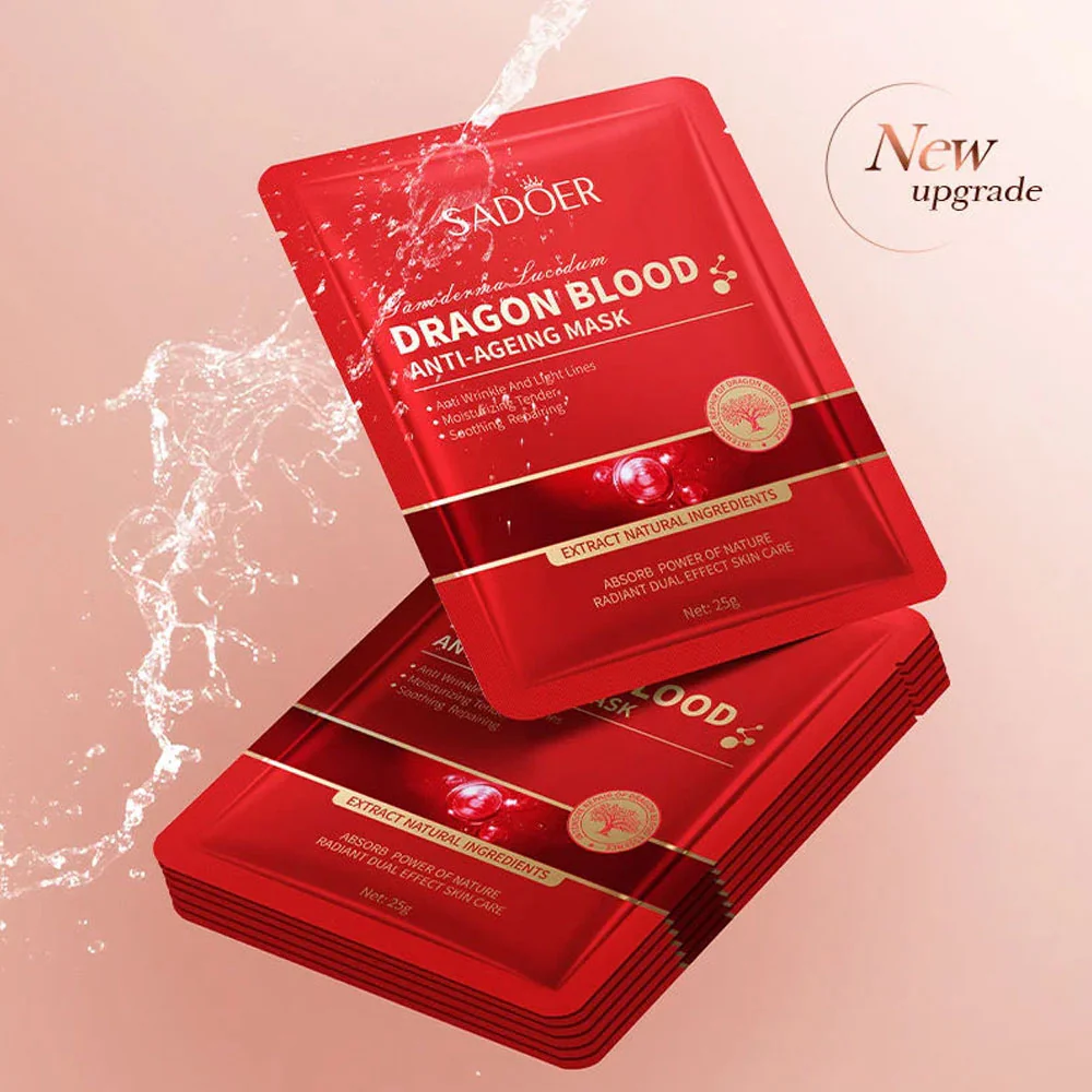 Sadoer Ganoderma Lucidum Dragon Blood Anti Ageing Facial Mask 25ml - Image 2