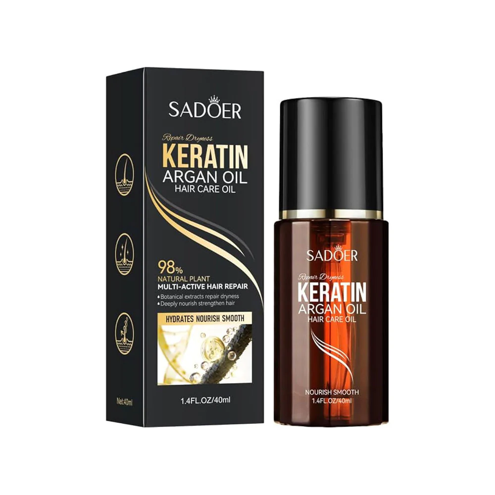 Sadoer Keratin Argan Oil Hair Care Oil 40ml