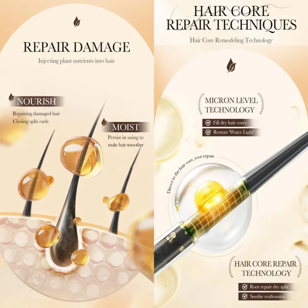Sadoer Keratin Argan Oil Hair Care Oil 40ml - Image 2