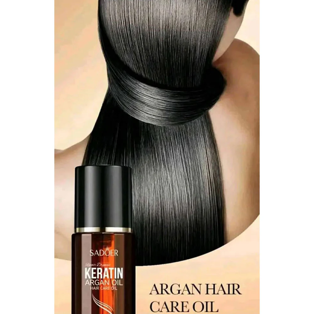 Sadoer Keratin Argan Oil Hair Care Oil 40ml - Image 4