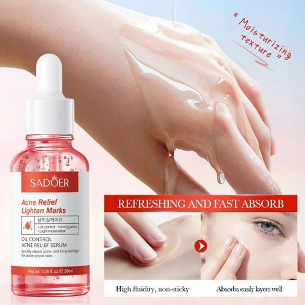 Sadoer Oil Control Acne Relief Serum 30ml - Image 3