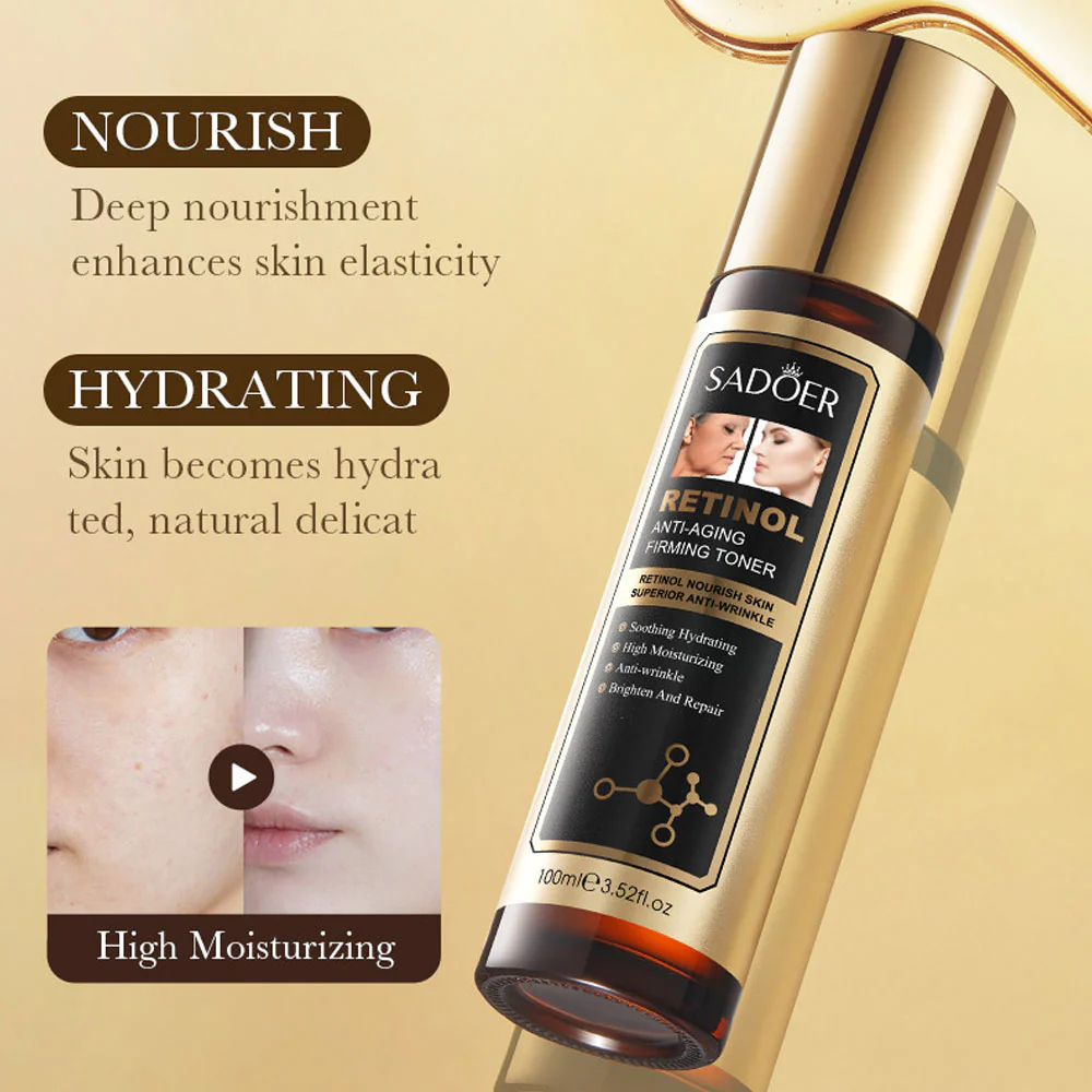 Sadoer Retinol Anti Aging Firming Toner 100ml - Image 3