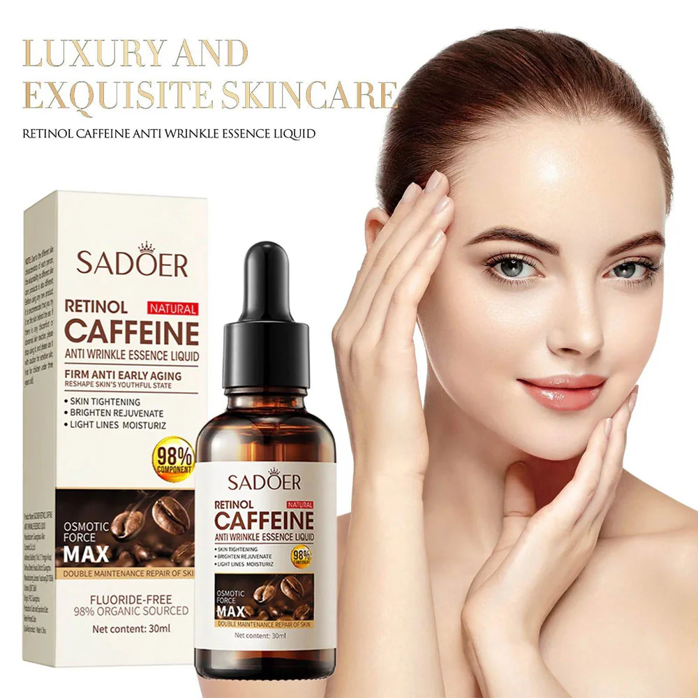 Sadoer Retinol Caffeine Anti Wrinkle Essence 30ml - Image 3
