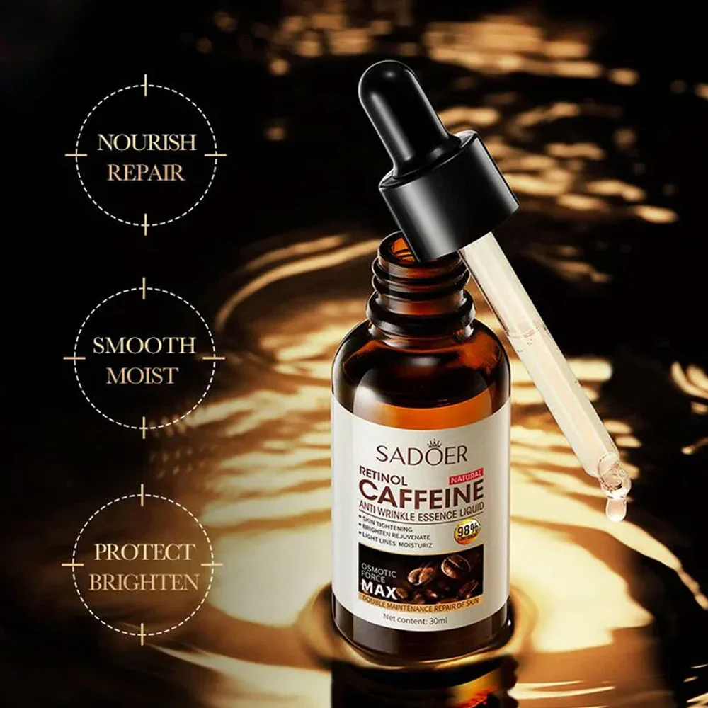 Sadoer Retinol Caffeine Anti Wrinkle Essence 30ml - Image 4