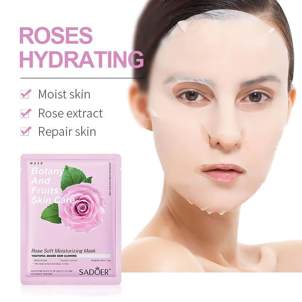 Sadoer Rose Soft Moisturizing Facial Mask 25g - Image 3