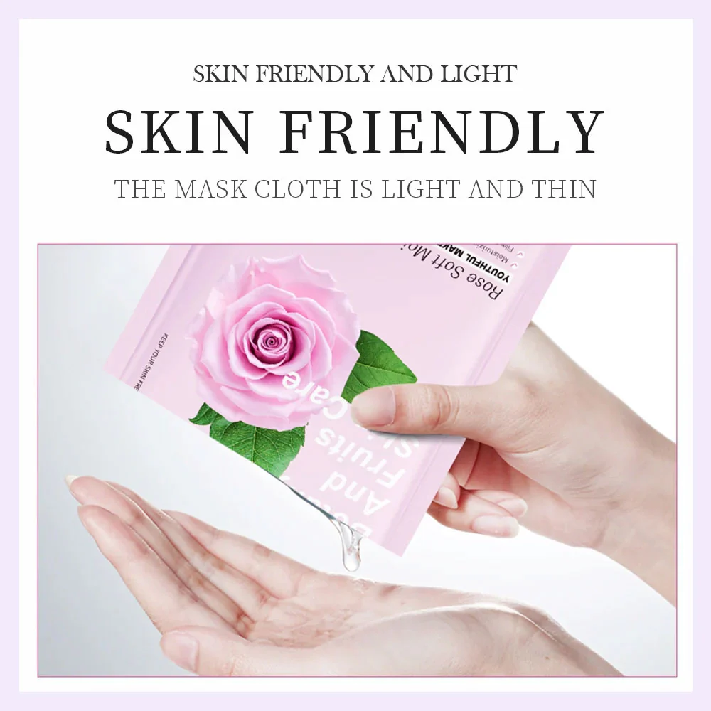 Sadoer Rose Soft Moisturizing Facial Mask 25g - Image 4