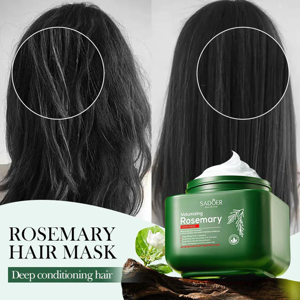 Sadoer Rosemary Mint Strengthen Repair Hair Mask 250g - Image 3