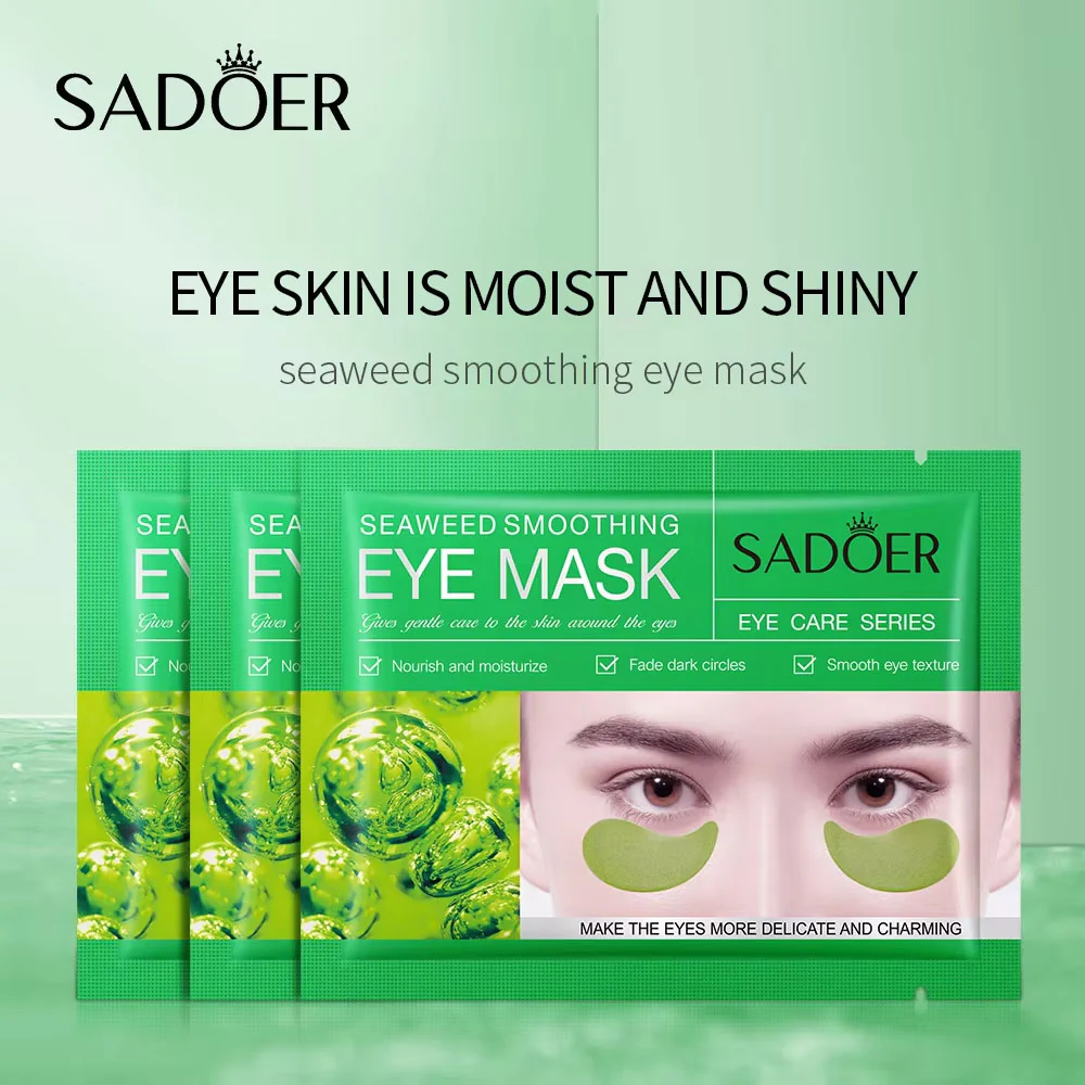 Sadoer Seaweed Smoothing Eye Mask 7.5g/pair - Image 2