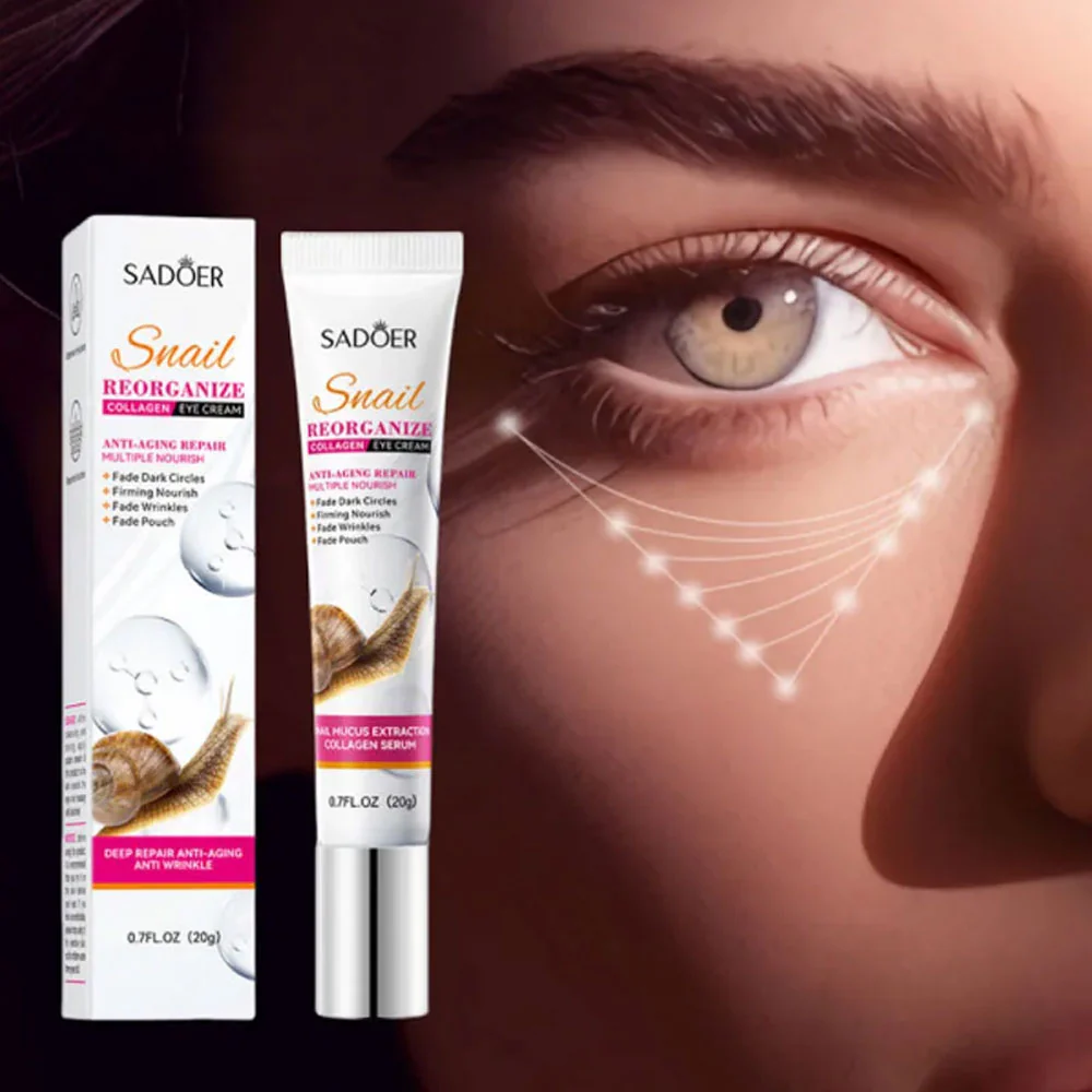 Sadoer Snail Reorganize Collagen Eye Cream 20g - Image 2