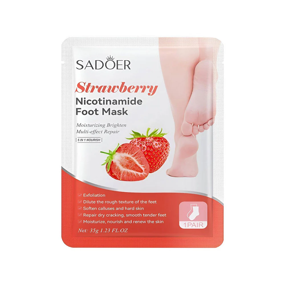 Sadoer Strawberry Nicotinamide Foot Mask 35g