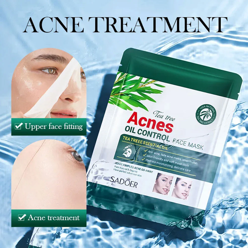 Sadoer Tea Tree Acne Oil Control Facial Mask 25g - Image 2