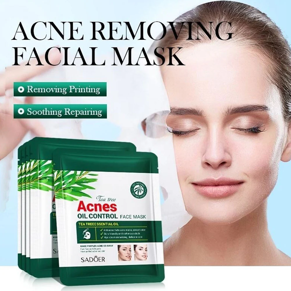 Sadoer Tea Tree Acne Oil Control Facial Mask 25g - Image 3
