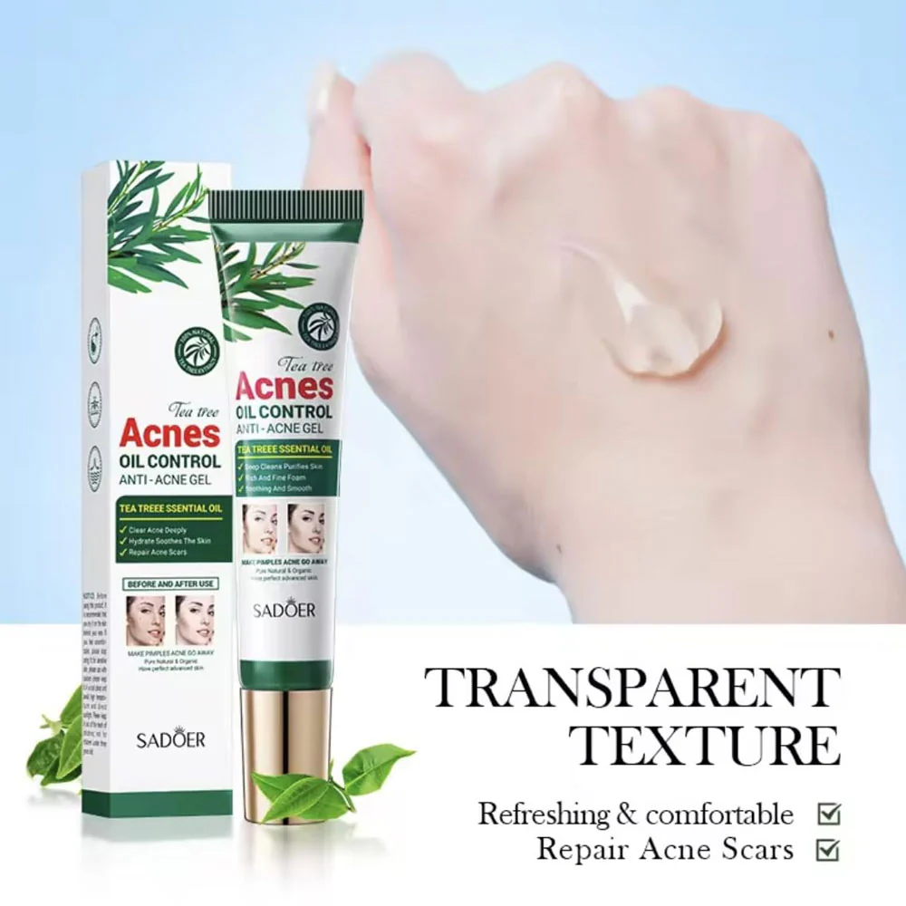 Sadoer Tea Tree Acne Oil Control Gel 20g - Image 3