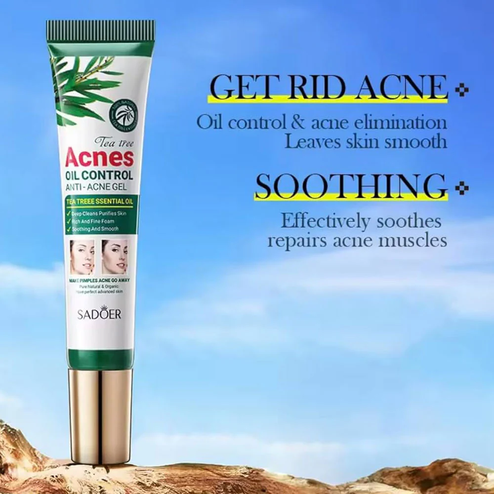 Sadoer Tea Tree Acne Oil Control Gel 20g - Image 4