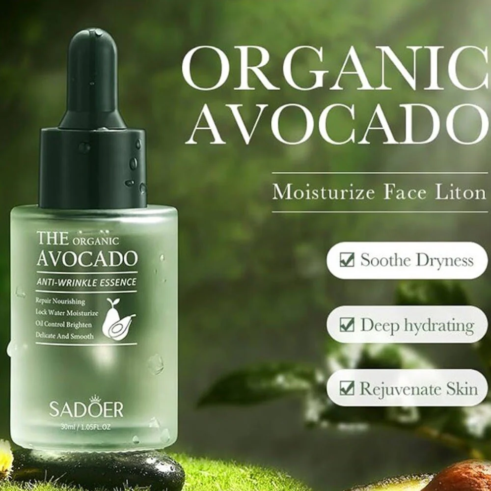 Sadoer The Organic Avocado Anti Wrinkle Essence 30ml - Image 4