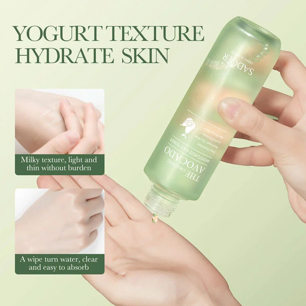 Sadoer The Organic Avocado Moisturize Face Toner 130ml - Image 2