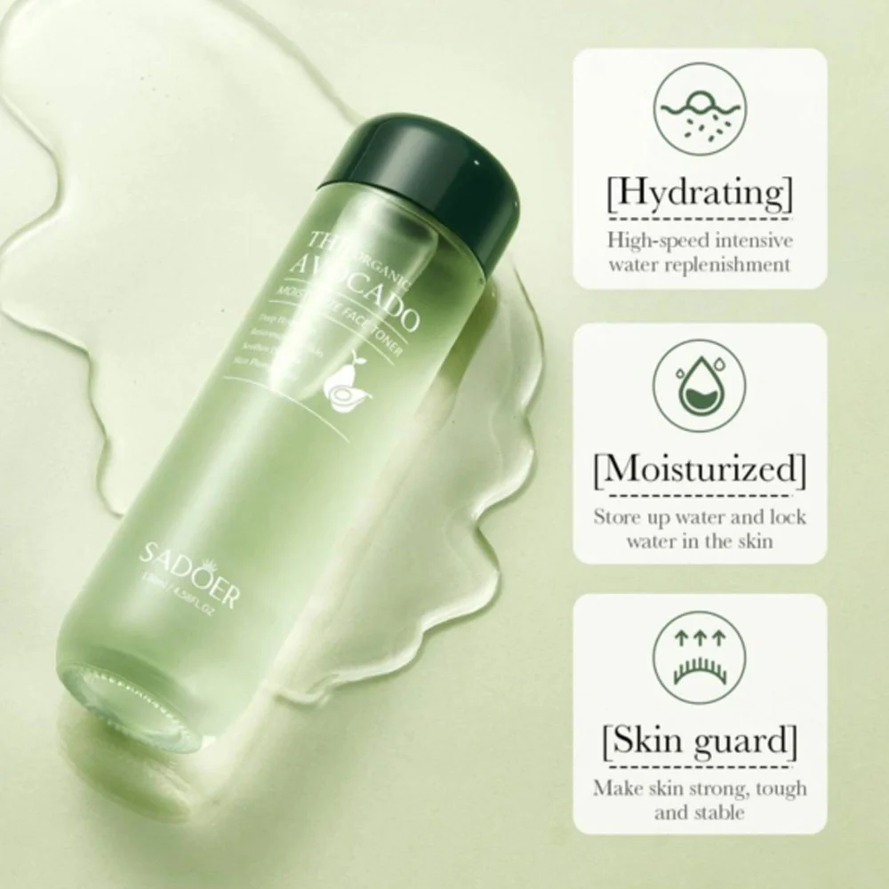 Sadoer The Organic Avocado Moisturize Face Toner 130ml - Image 3