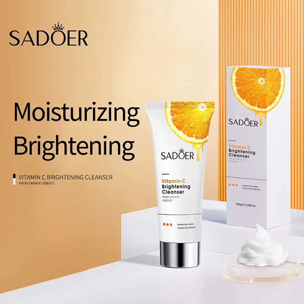 Sadoer Vitamin C Brightening Cleanser 100g - Image 3
