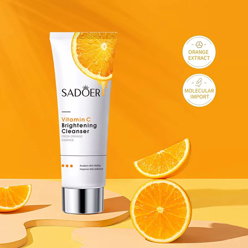 Sadoer Vitamin C Brightening Cleanser 100g - Image 4