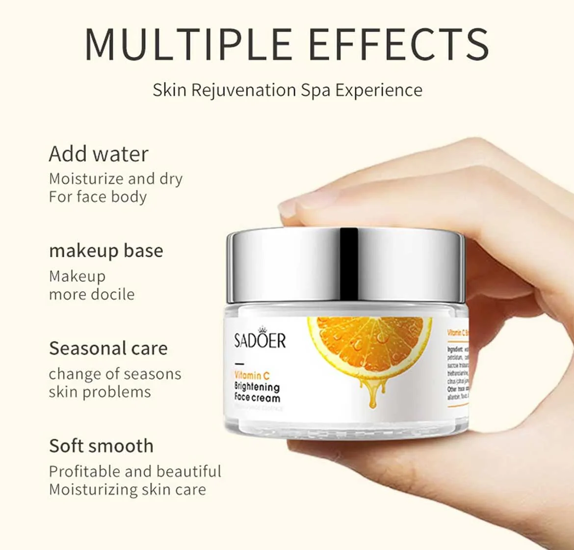 Sadoer Vitamin C Brightening Cream 50g - Image 2