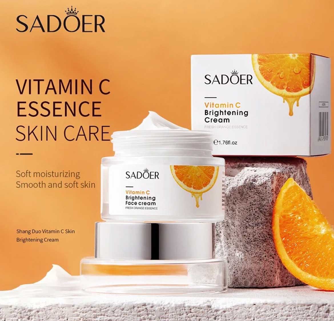 Sadoer Vitamin C Brightening Cream 50g - Image 3