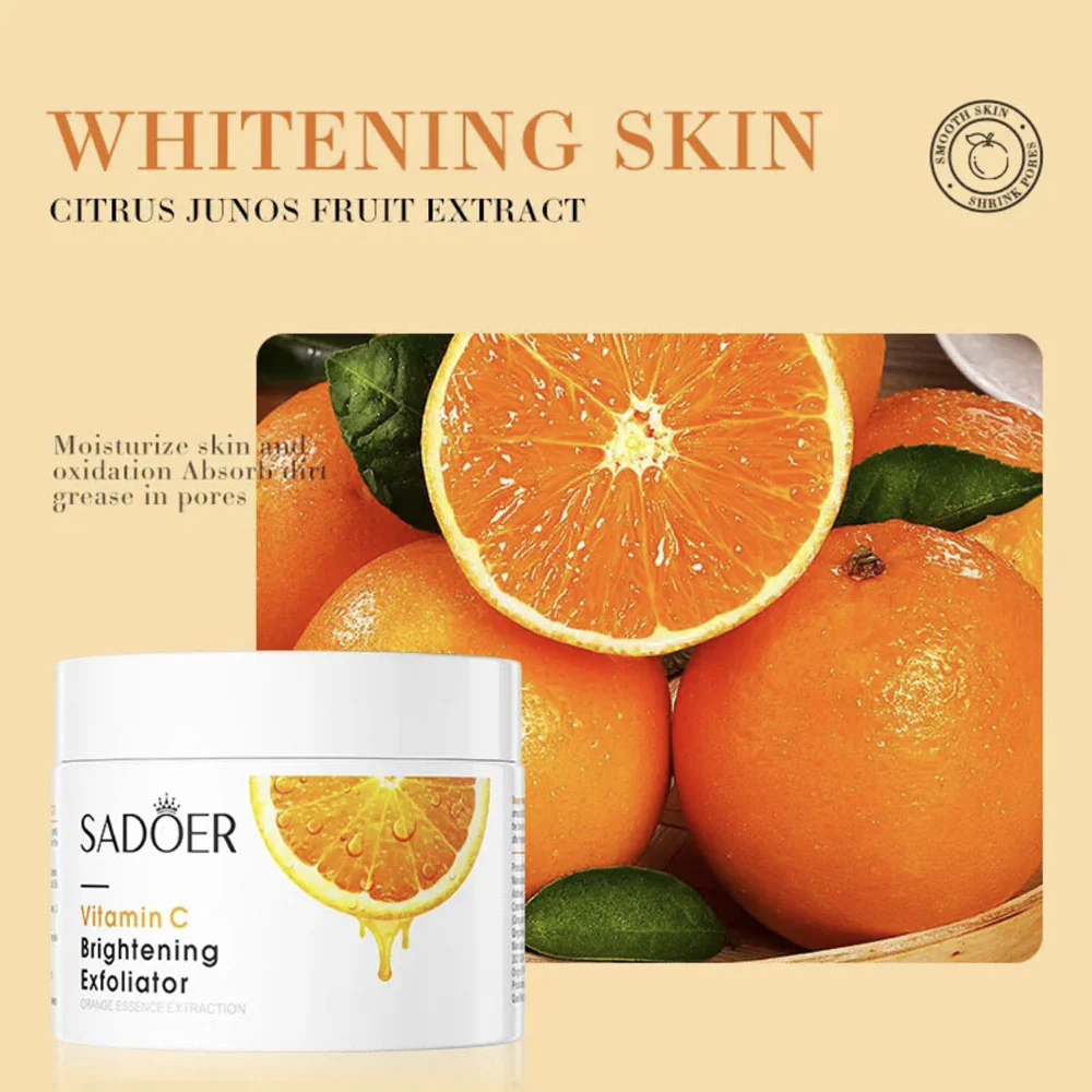Sadoer Vitamin C Brightening Exfoliator Cream 140g - Image 2