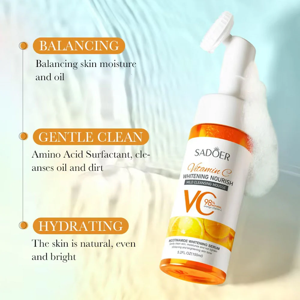 Sadoer Vitamin C Mild Cleansing Mousse 150ml - Image 2