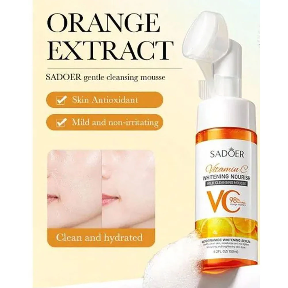 Sadoer Vitamin C Mild Cleansing Mousse 150ml - Image 5