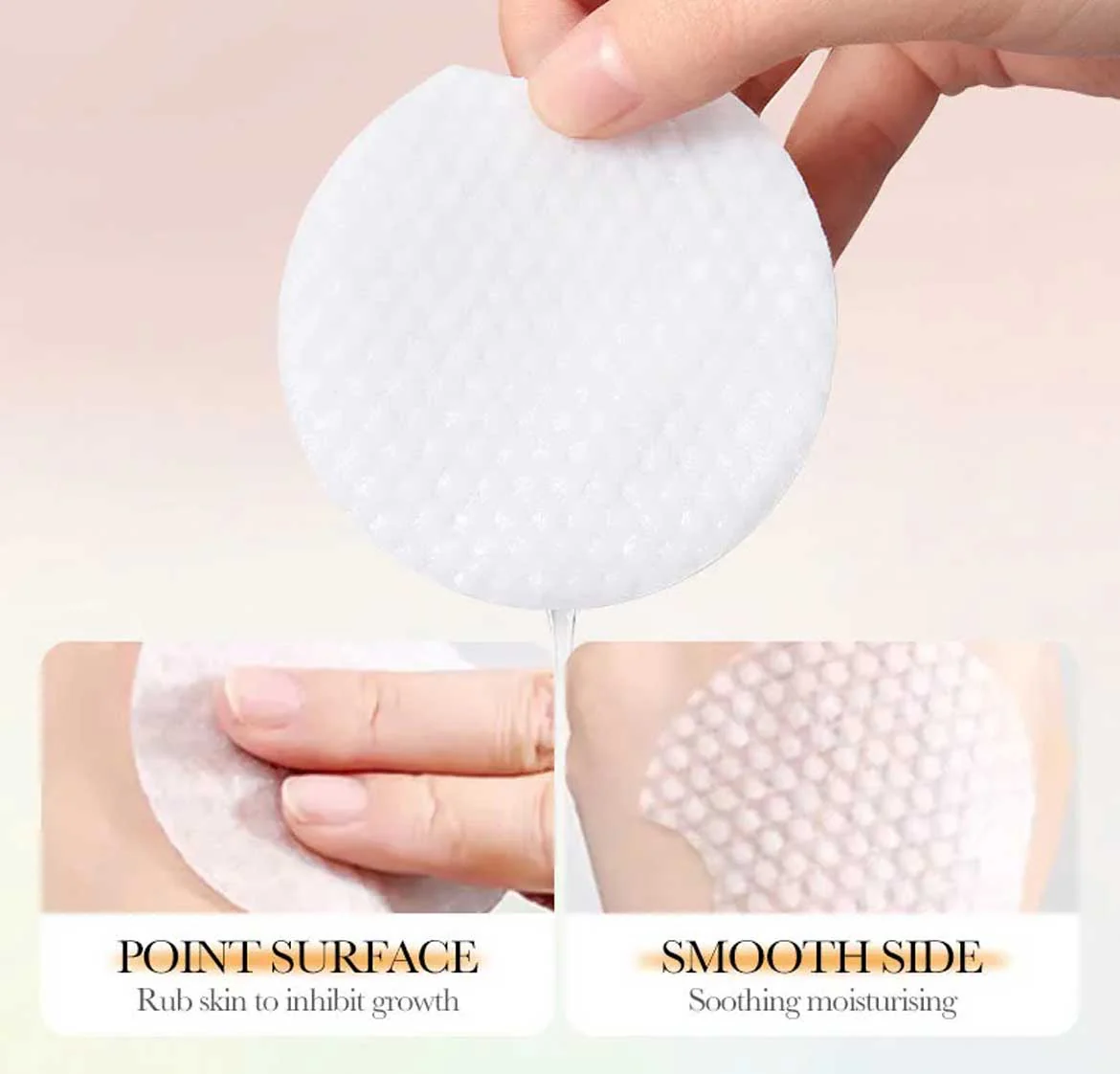 Sadoer Vitamin C Salicylic Acid Whiten Soothe Cotton Pads 55pcs - Image 3