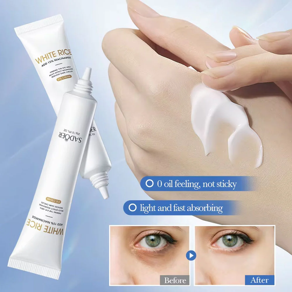 Sadoer White Rice Niacinamide Brightening Eye Cream 20g - Image 3