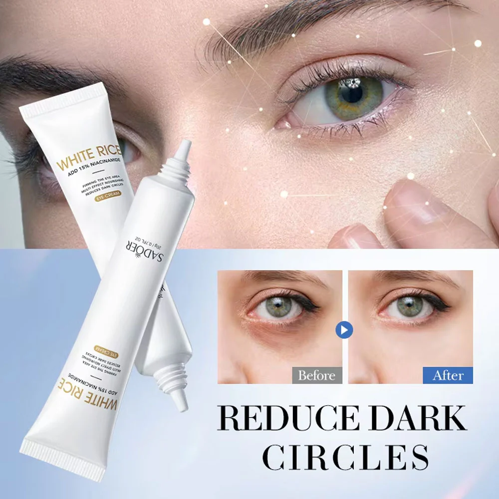 Sadoer White Rice Niacinamide Brightening Eye Cream 20g - Image 4