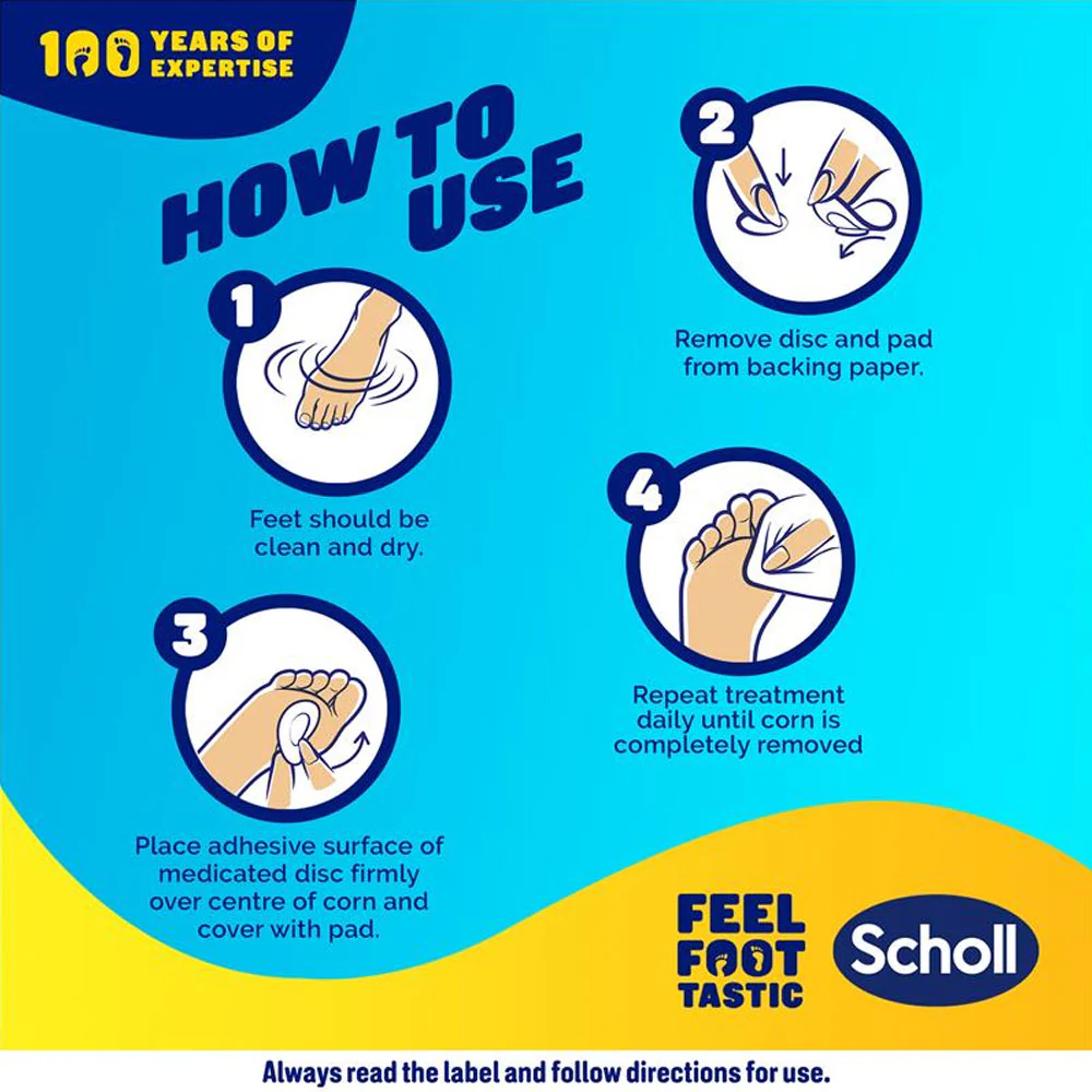 Scholl Callus Removal Pads Medicated Disc System 4pk - Image 4