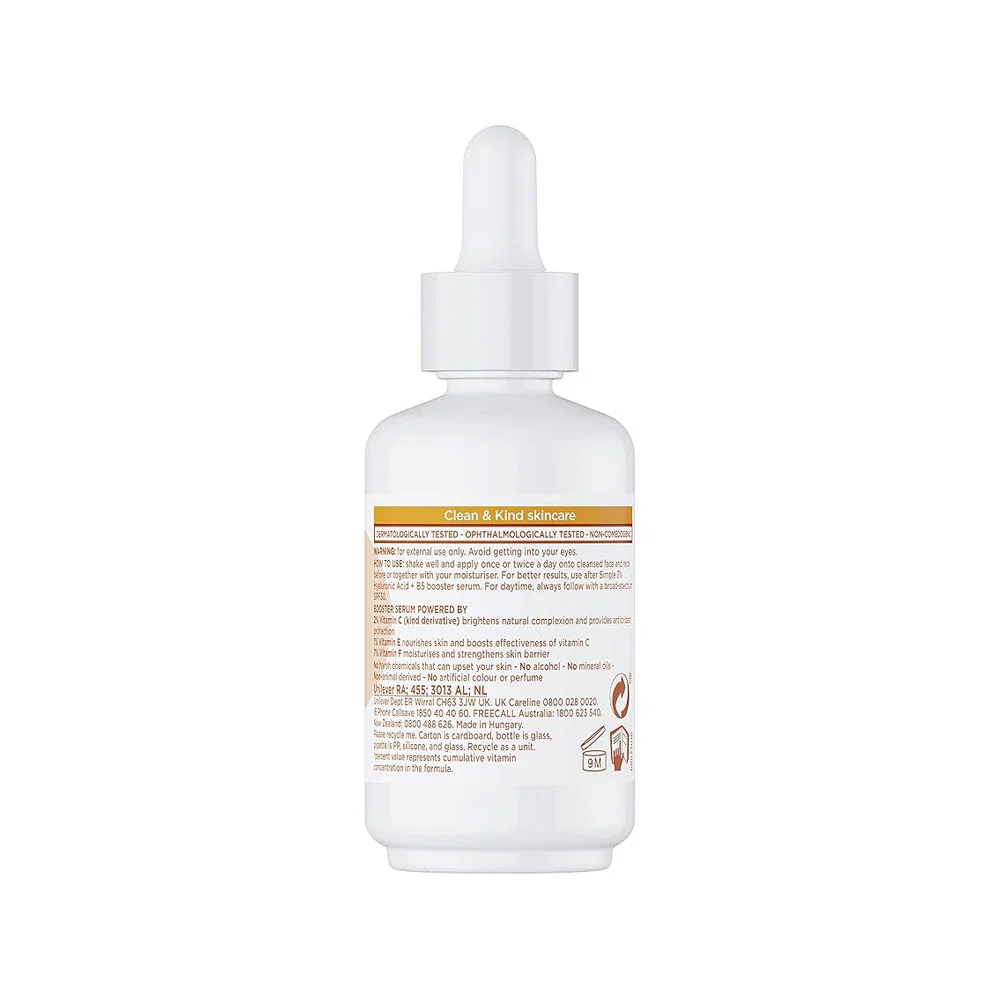 Simple Booster Serum Vitamins C E F 10% 30ml - Image 4