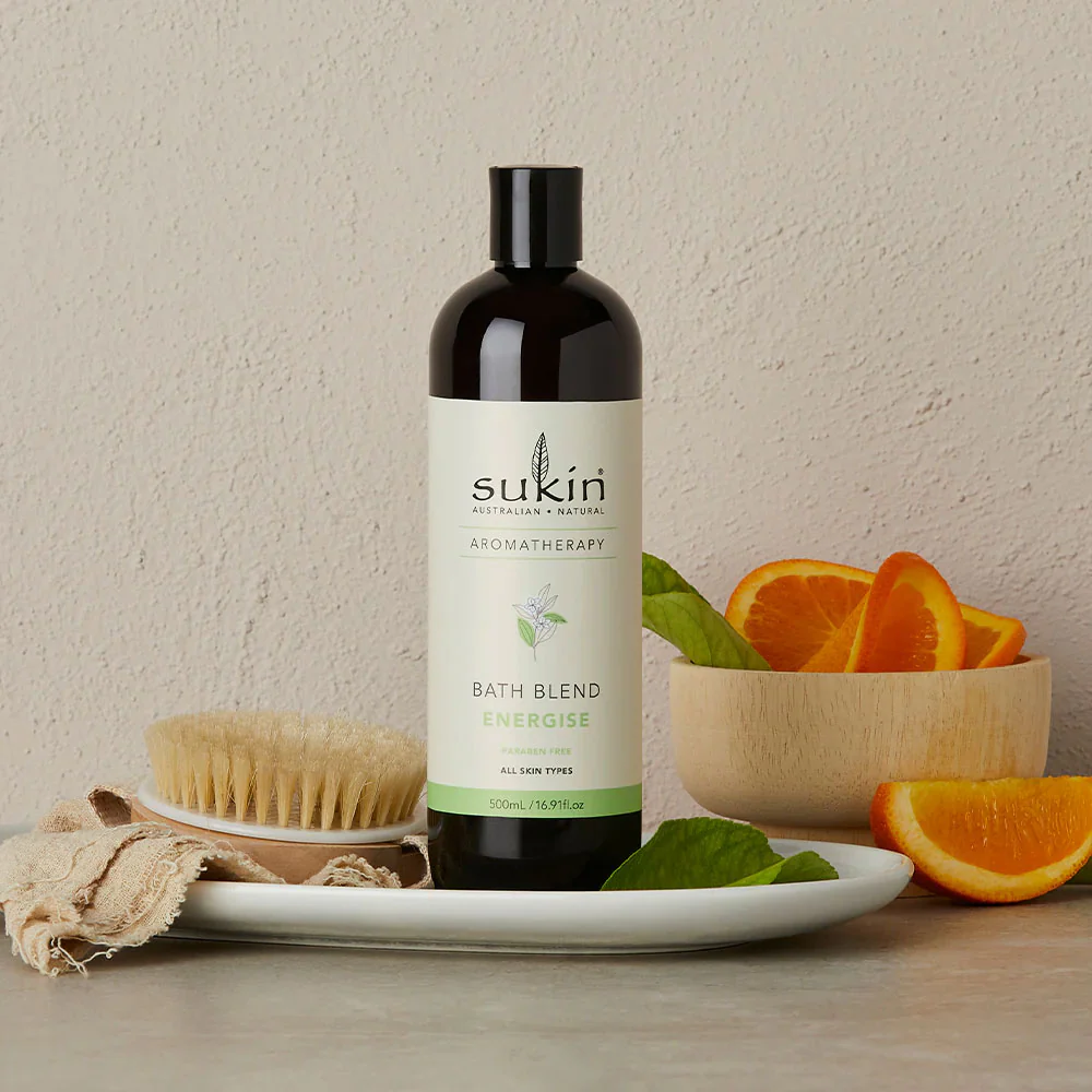Sukin Aromatherapy Bath Blend Energise Paraben Free All Skin Types 500ml - Image 4