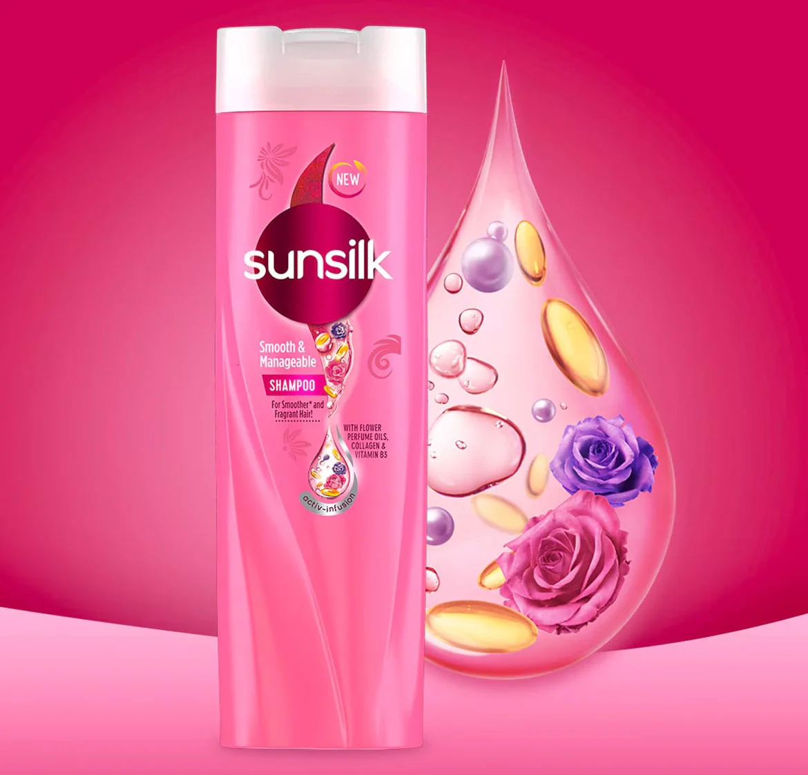 Sunsilk Shampoo Smooth & Manageable 300ml - Image 4