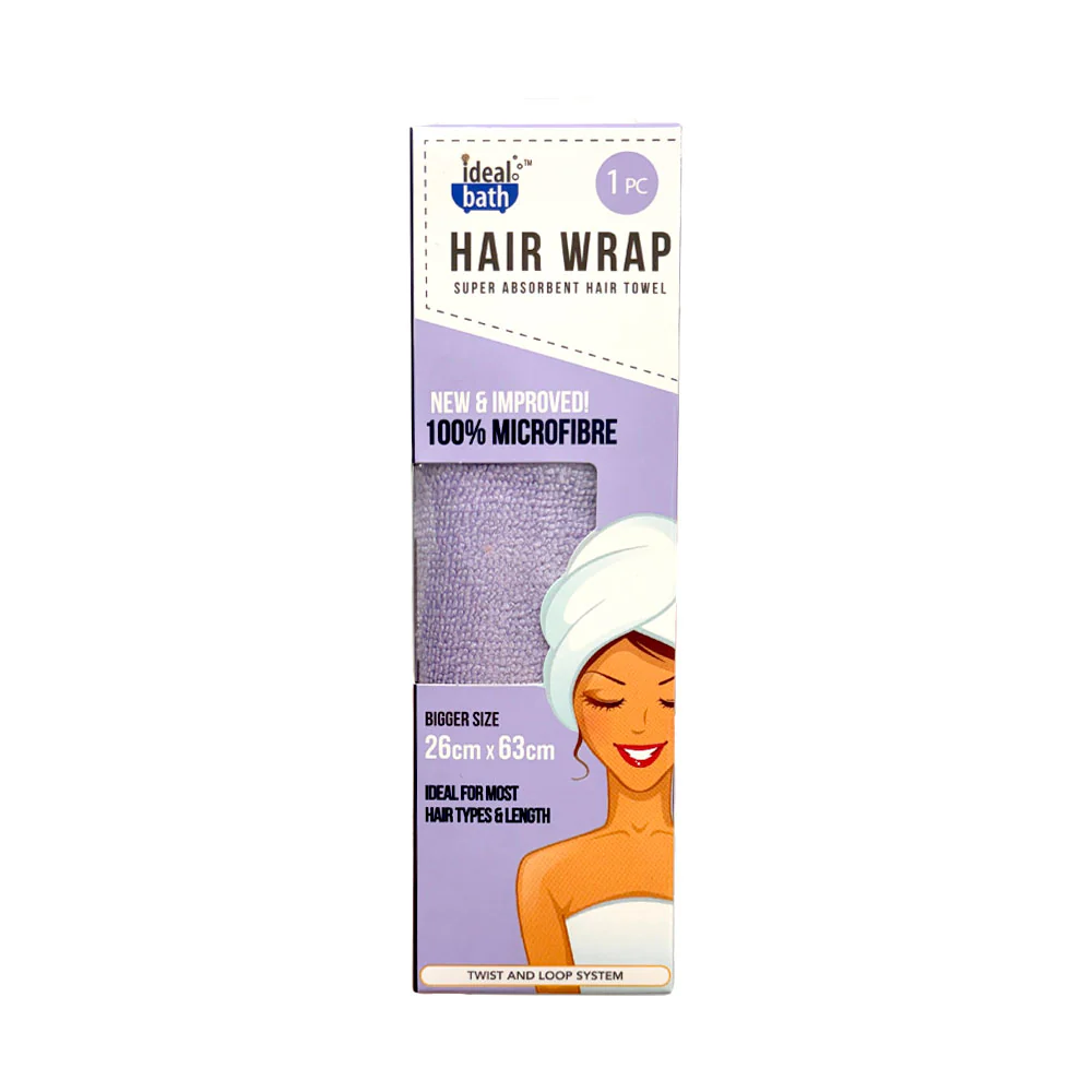 Ideal Bath Microfibre Hair Towel Assorted - Image 4