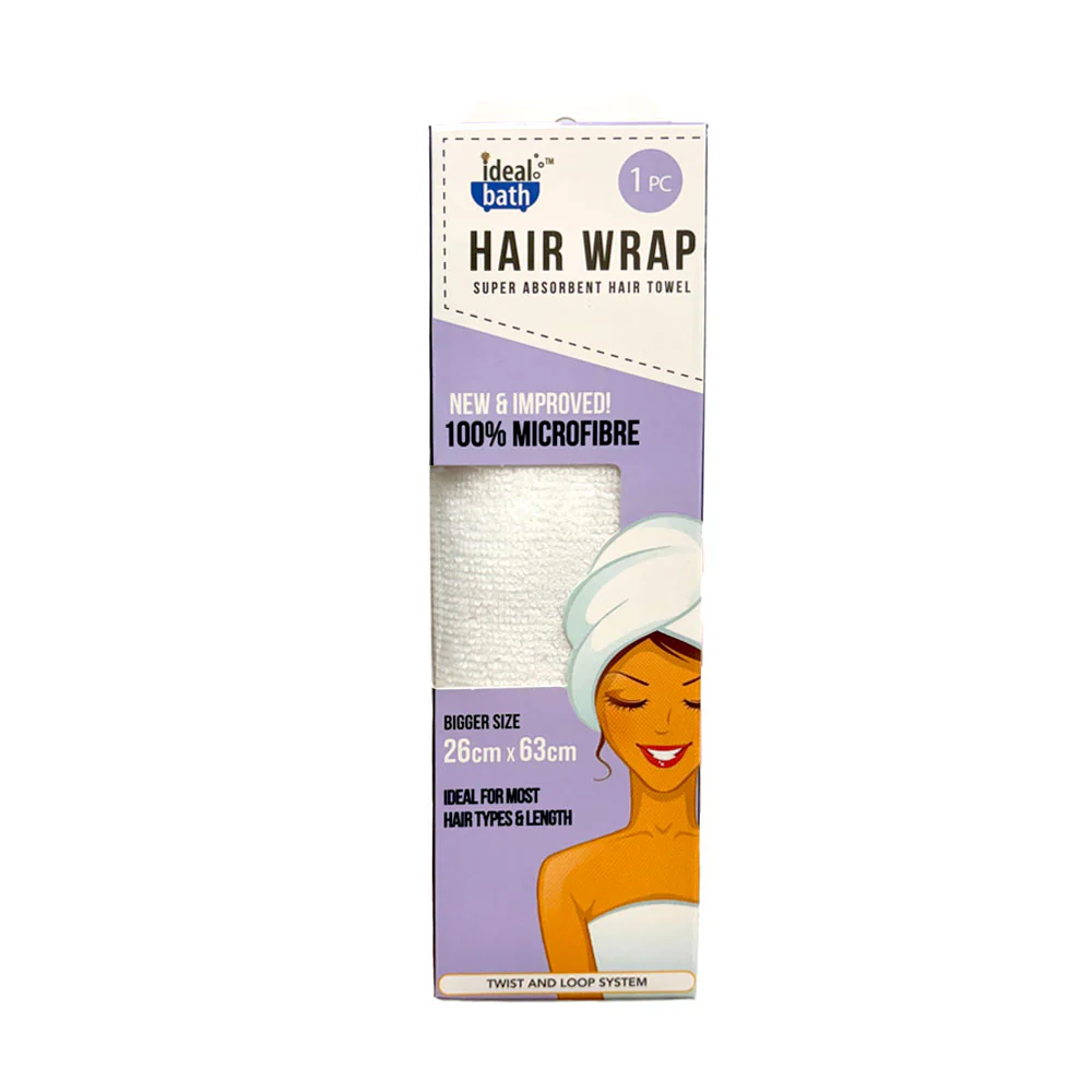Ideal Bath Microfibre Hair Towel Assorted - Image 7